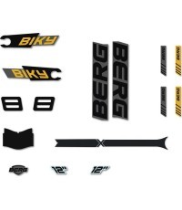 Biky - Sticker set Cross Grey Handbrake