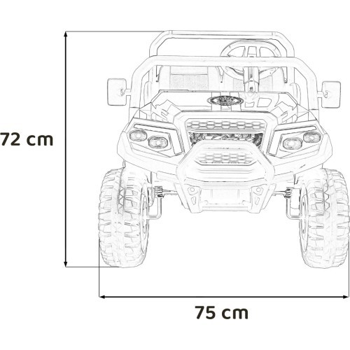 Электромобиль Champion Pick-Up, белый