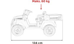 Электромобиль Champion Pick-Up, белый