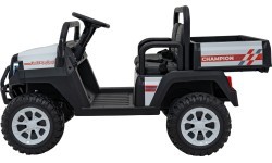 Elektromobilis Champion Pick-Up, balts