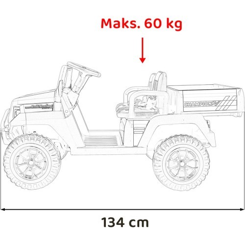 Champion Green Pick-Up Vehicle