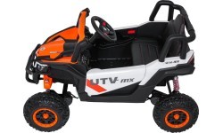 Bērnu elektromobilis bagijs Madman UTV-MX, balts