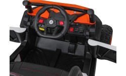 Bērnu elektromobilis bagijs Madman UTV-MX, balts