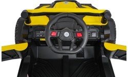 Elektromobilis Madman UTV-MX Buggy, dzeltens