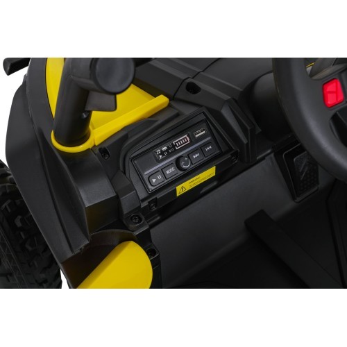 Elektromobilis Madman UTV-MX Buggy, dzeltens