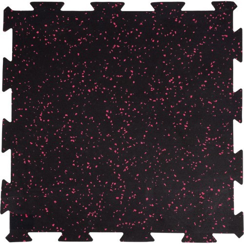 Heavy Duty Floor Mat inSPORTline Puzeko 50 x 50 x 1 cm - Black/Red