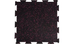 Heavy Duty Floor Mat inSPORTline Puzeko 50 x 50 x 1 cm - Black/Red