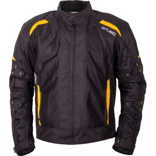 Men’s Summer Motorcycle Jacket W-TEC Tosheck - Black/Yellow