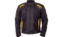 Мужская летняя мотокуртка W-TEC Tosheck - Black/Yellow
