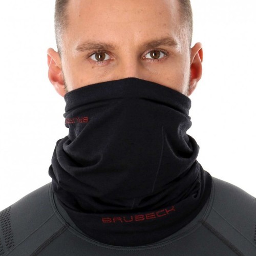 Многофункциональный шарф-труба Brubeck Merino KM10360 - Чёрный