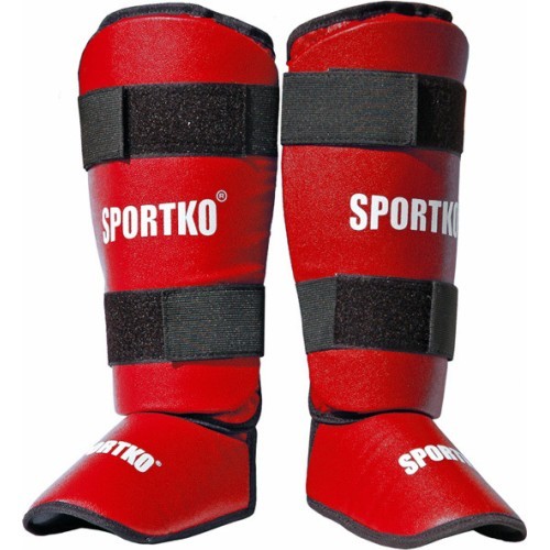 Shin Instep Guards SportKO 331 - Red