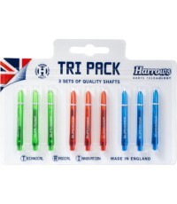 Dart Shafts Harrows Supergrip Tri Pack Medium Colour
