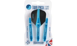 Šautriņu kātiņu un spārniņu komplekts Harrows Twin Pack Medium - Sarkans