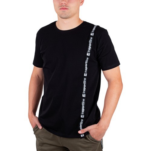 Vīriešu T-krekls inSPORTline Sidestrap - Melna