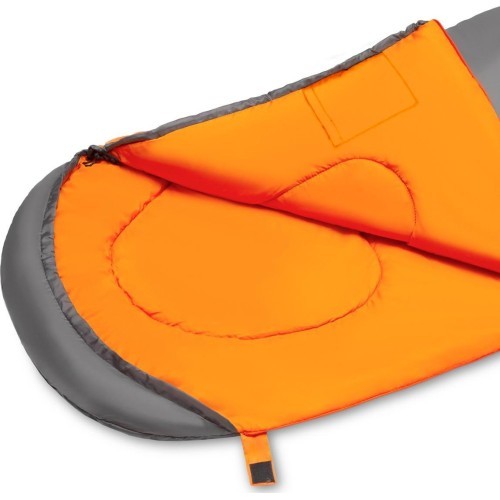 NC2008 GRAY-ORANGE SLEEPING BAG SIZE L NILS CAMP
