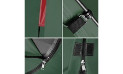 NC6013 GREEN-RED CAMPING TENT ROCKER NILS CAMP