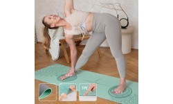YOGA SET HMS MINT MAT TPE YM10 + BLOCK KJ02 + STRAP SJ02