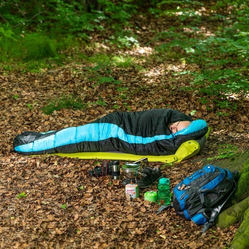 NC2012 BLACK-BLUE SLEEPING BAG NILS CAMP