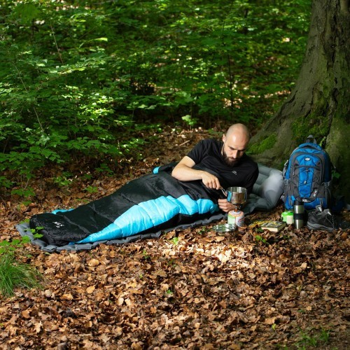 NC2012 BLACK-BLUE SLEEPING BAG NILS CAMP