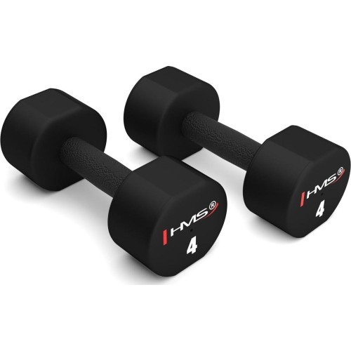 HPT POLYURETHANE DUMBBELLS TPU HMS - 2 x 4 kg