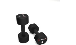 HPT POLYURETHANE DUMBBELLS TPU HMS - 2 x 4 kg