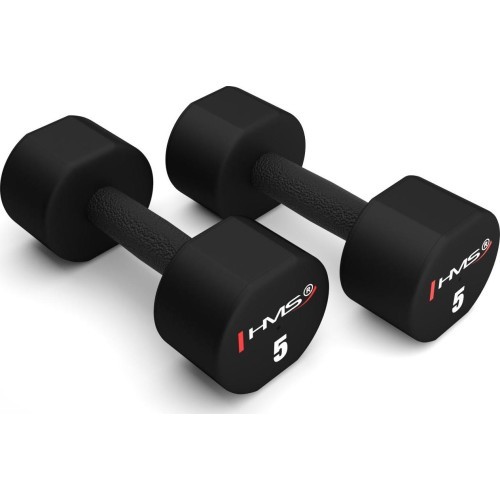 HPT POLYURETHANE DUMBBELLS TPU HMS - 2 x 5 kg