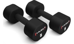 HPT POLYURETHANE DUMBBELLS TPU HMS - 2 x 5 kg