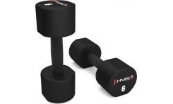 HPT POLYURETHANE DUMBBELLS TPU HMS - 2 x 6 kg