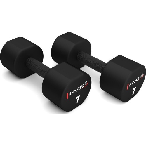 Poliuretāna TPU hanteles HPT HMS - 2 x 7 kg
