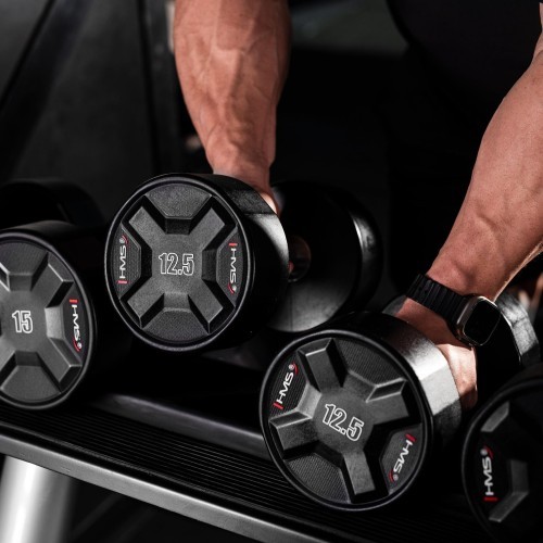 HPC POLYURETHANE DUMBBELL CPU HMS - 12.5kg