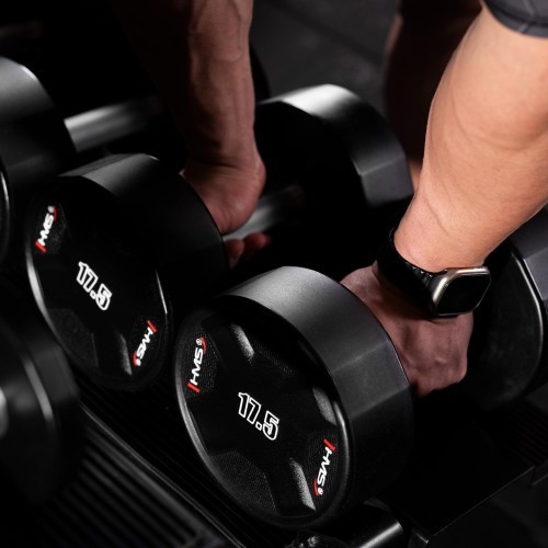 HPC POLYURETHANE DUMBBELL CPU HMS - 17.5 kg