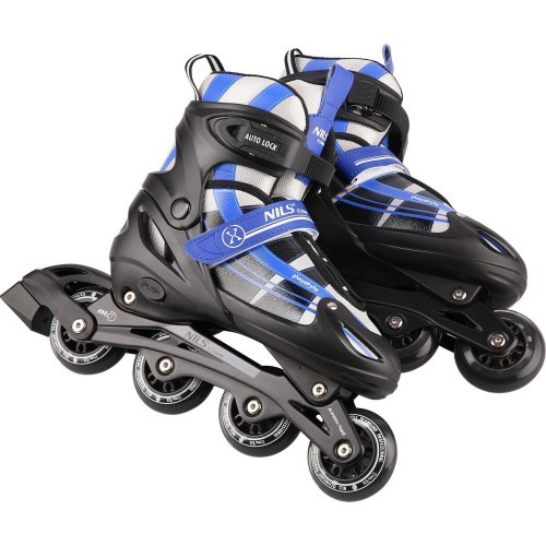 NH18366A 2IN1 IN-LINE SKATES/HOCKEY ICE SKATES - White/Pink