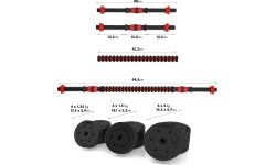 SGP15 COMPOSITE BARBELL AND DUMBBELLS SET HMS - 20 kg