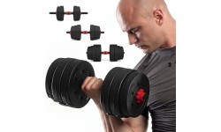SGP15 COMPOSITE BARBELL AND DUMBBELLS SET HMS - 40 kg