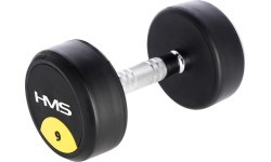 HG PRO RUBBER DUMBBELL HMS - 9 kg