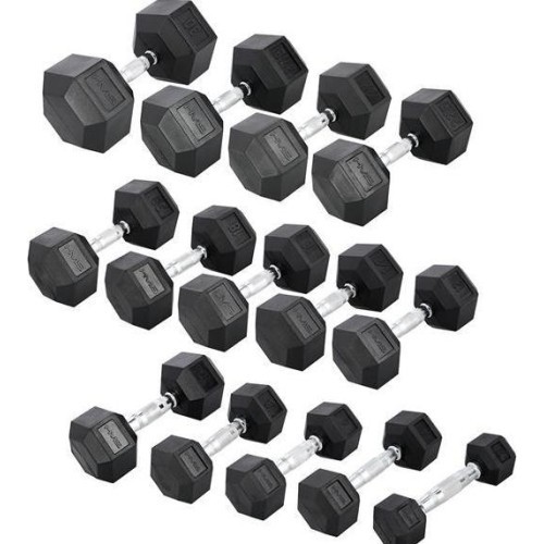 Hantele HMS Hex Pro - 18 kg