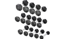 Hantele HMS Hex Pro - 18 kg