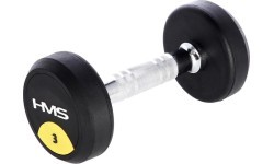 HG PRO RUBBER DUMBBELL HMS - 3 kg