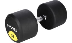 HG PRO RUBBER DUMBBELL HMS - 55 kg