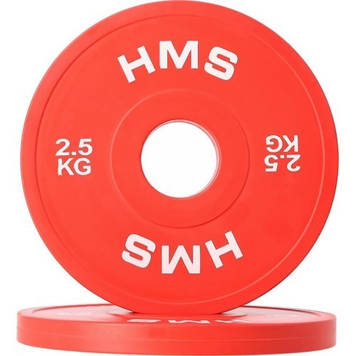 Olimpiskais bumper svaru disks CBRS05 HMS - 2 x 2,5 kg
