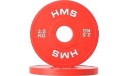 Olimpiskais bumper svaru disks CBRS05 HMS - 2 x 2,5 kg