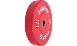 Olimpiskais svaru disks CBR Bumper HMS - 25 kg