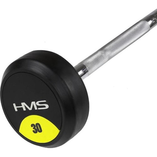 GSL-50 изогнутый гриф с резиновым покрытием HMS - 30 kg