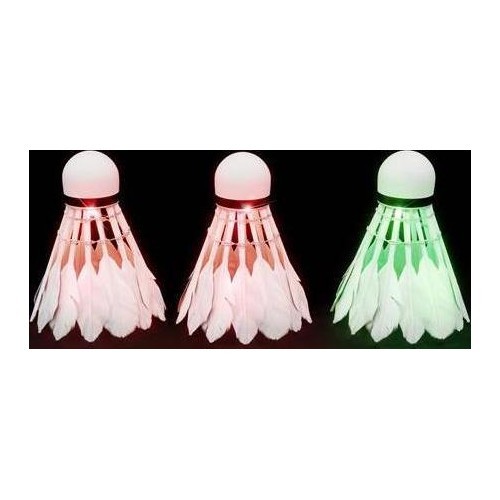 NBL6223 SHUTTLECOCKS FEATHERS LED 3 PCS. NILS