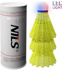 NBL6293 NYLON SHUTTLECOCKS LED MULTICOLOR PACK OF 3 NILS