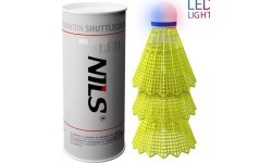 NBL6293 NYLON SHUTTLECOCKS LED MULTICOLOR PACK OF 3 NILS