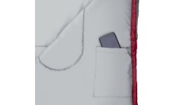NC2008 MAROON-GREY SLEEPING BAG SIZE L NILS CAMP