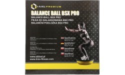 Балансировочный мяч HMS Premium BSX Pro, черный