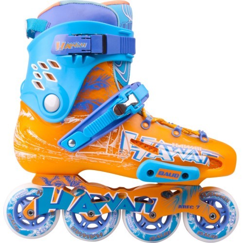 Fiksēta izmēra skrituļslidas Baud BD276 - Blue-Orange
