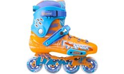 Fiksēta izmēra skrituļslidas Baud BD276 - Blue-Orange